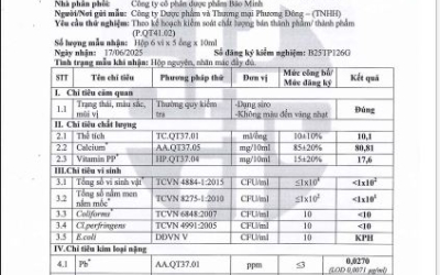 Cách đọc Giấy chứng nhận phân tích Avisure chi tiết và dễ hiểu